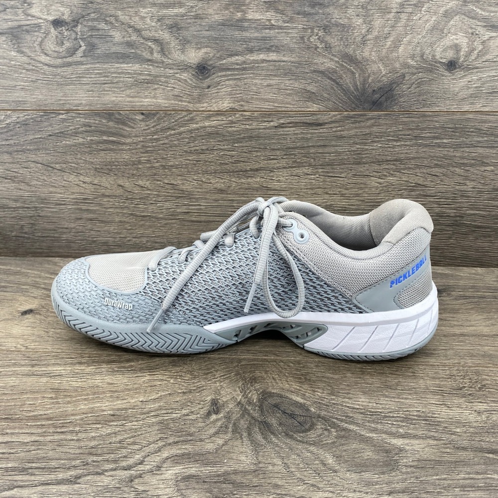 K-Swiss Express Light Pickleball Shoes Womens 11 Grey White 96563-072-M Low Top - Picture 5 of 10